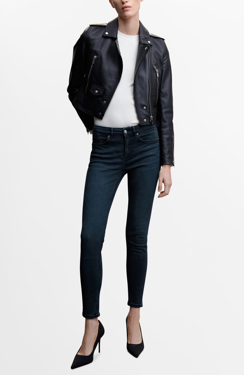 MANGO Low Rise Skinny Jeans, Alternate, color, 