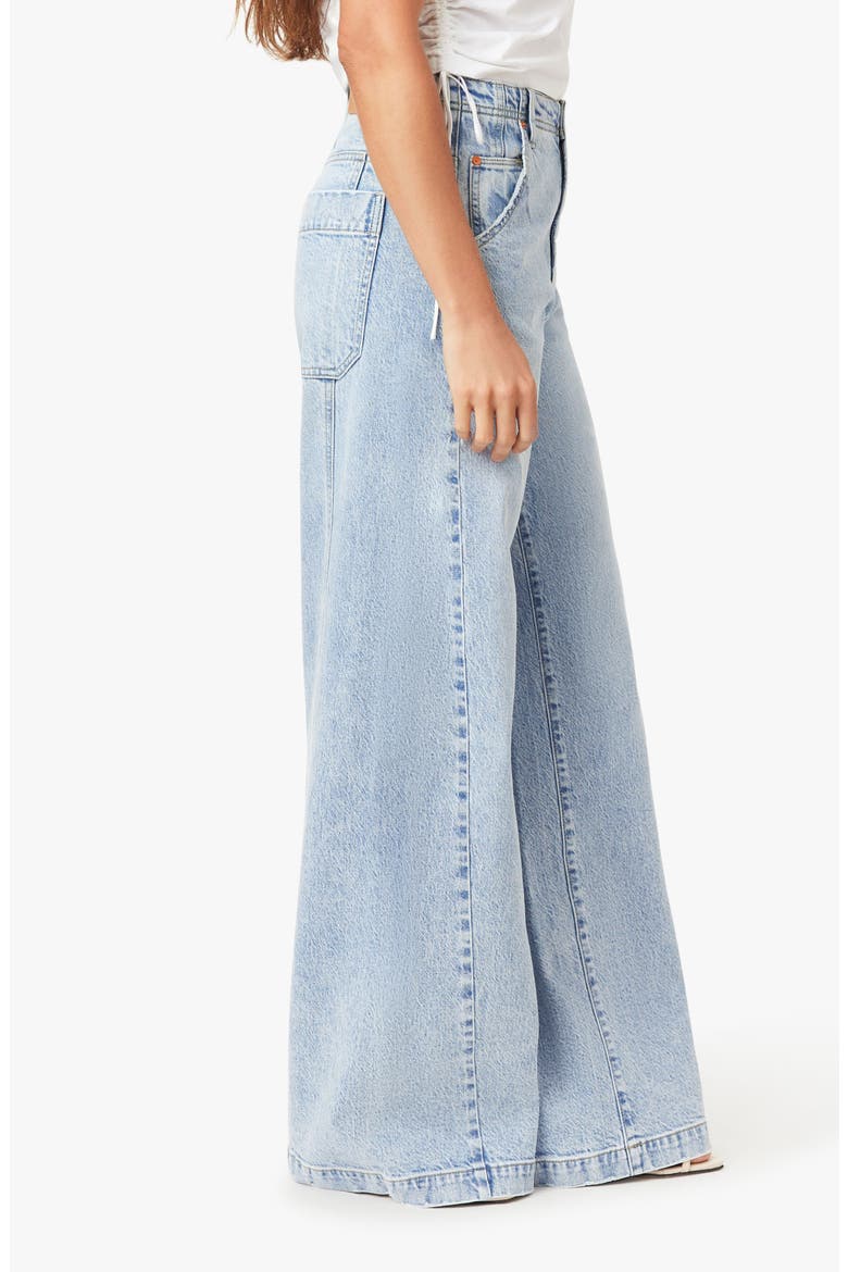 Relaxed Wide Leg Jeans, Alternate, color, AIRE