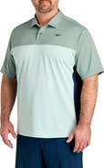 Reebok Big & Tall Colorblocked Polo Shirt V2
