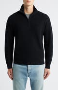 rag & bone Joel Merino Wool Blend Half Zip Sweater