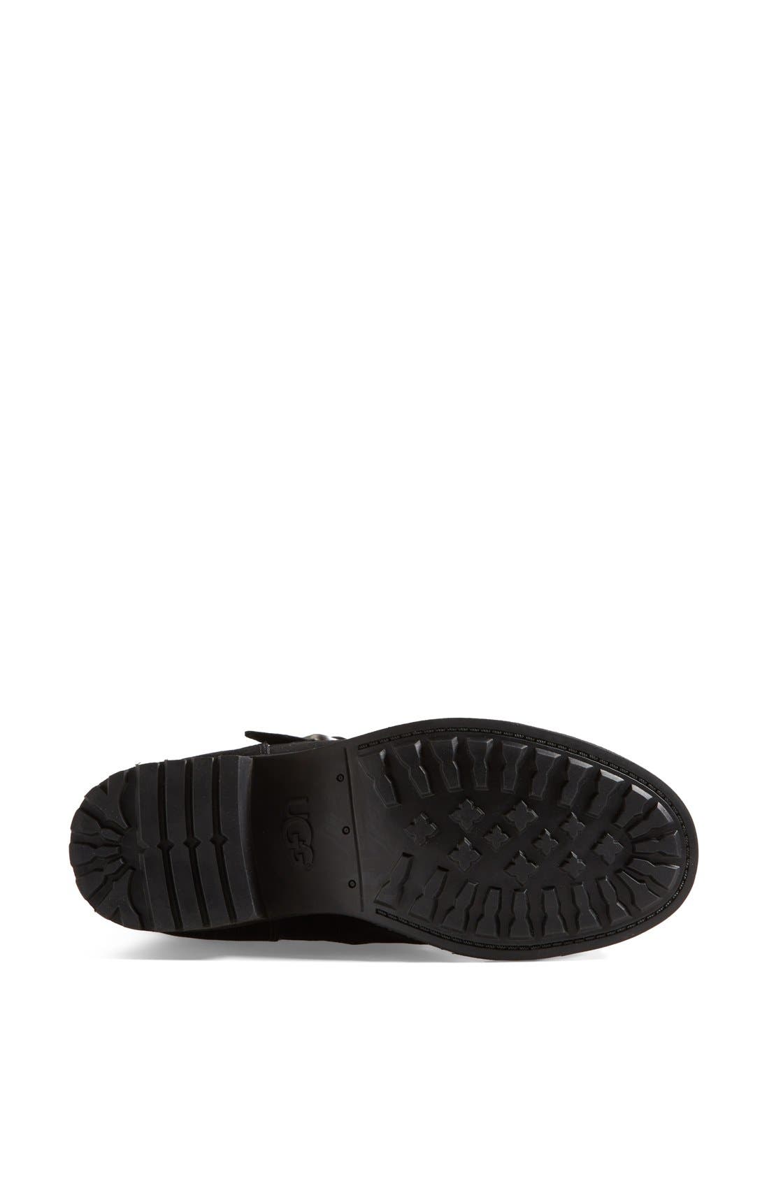 UGG<sup>®</sup> 'Chaney' Water Resistant Suede Moto Boot, Alternate, color, 