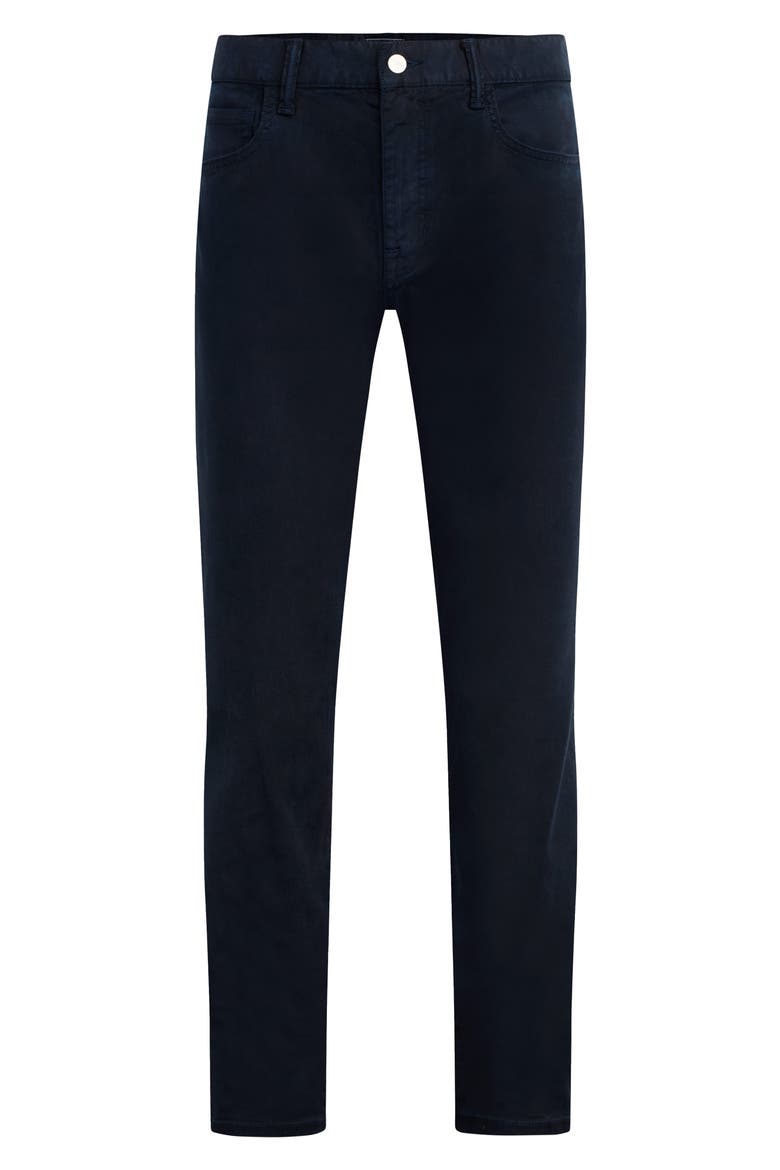 The Asher Slim Fit Five-Pocket Twill Pants, Alternate, color, NIGHT SKY