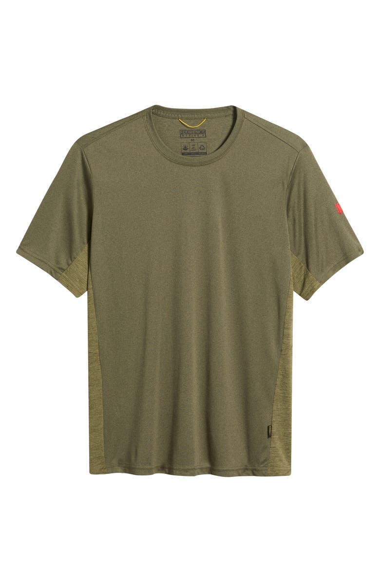 Florence Sun Pro UPF Performance T-Shirt, Alternate, color, Heather Burnt Olive