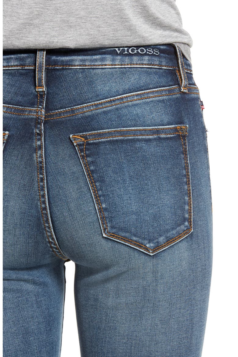 Marley Skinny Jeans, Alternate, color, MED WASH