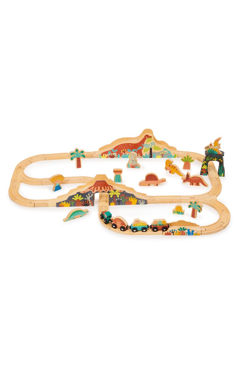 Mentari Lost World Dinosaur Railway Set, Main, color, Multi-Color