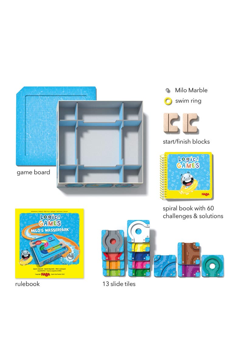 HABA Logic Games Splash Labyrinth Dexterity Maze Game for Kids 6 & Up, STEM Toys for Creative Thinking & Spatial Awareness, Alternate, color, Multi