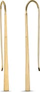 Bony Levy 14K Gold Long Bar Drop Threader Earrings (Online Trunk Show)