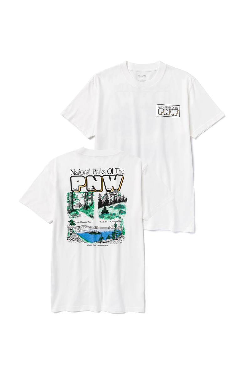 Parks Project Pacific Northwest Parks Tee, Alternate, color, Marshmallow