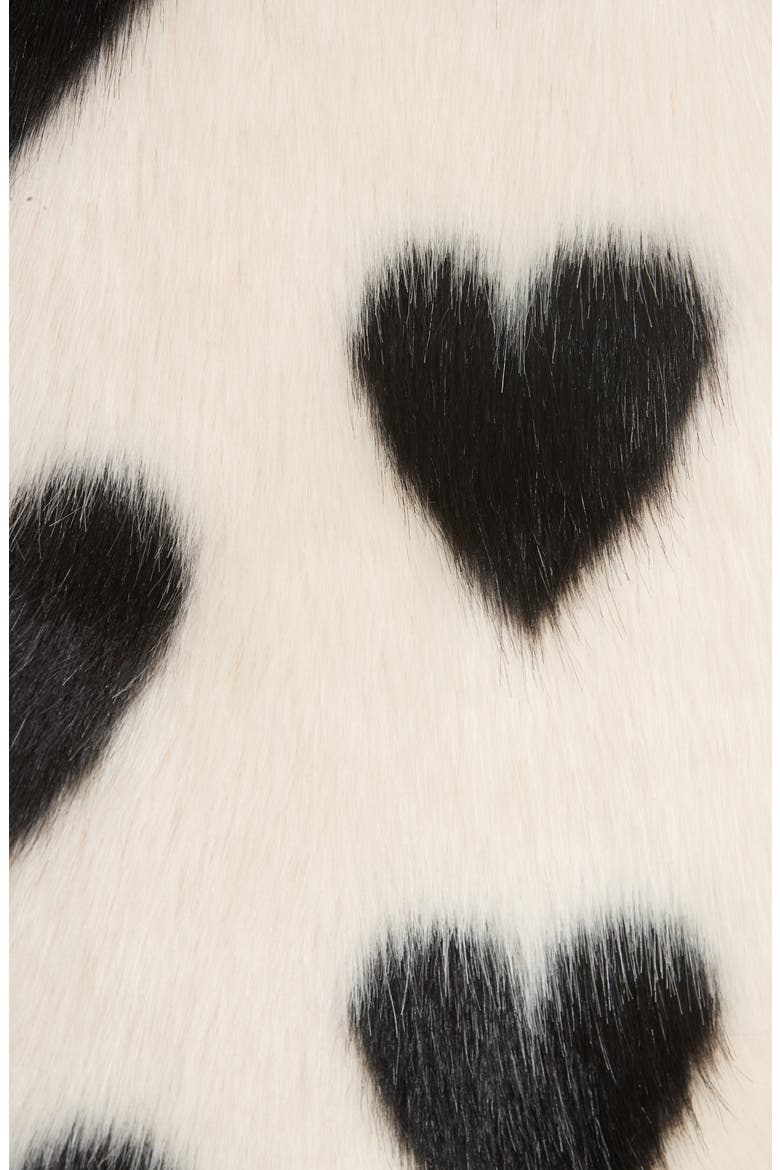 Lorca Faux Fur Coat, Alternate, color, SAND BLACK