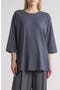 Crewneck Three-Quarter Sleeve Top