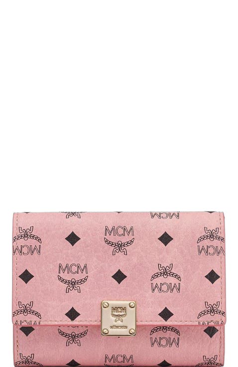 Aren Trifold Wallet in Visetos