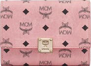 MCM Aren Trifold Wallet in Visetos