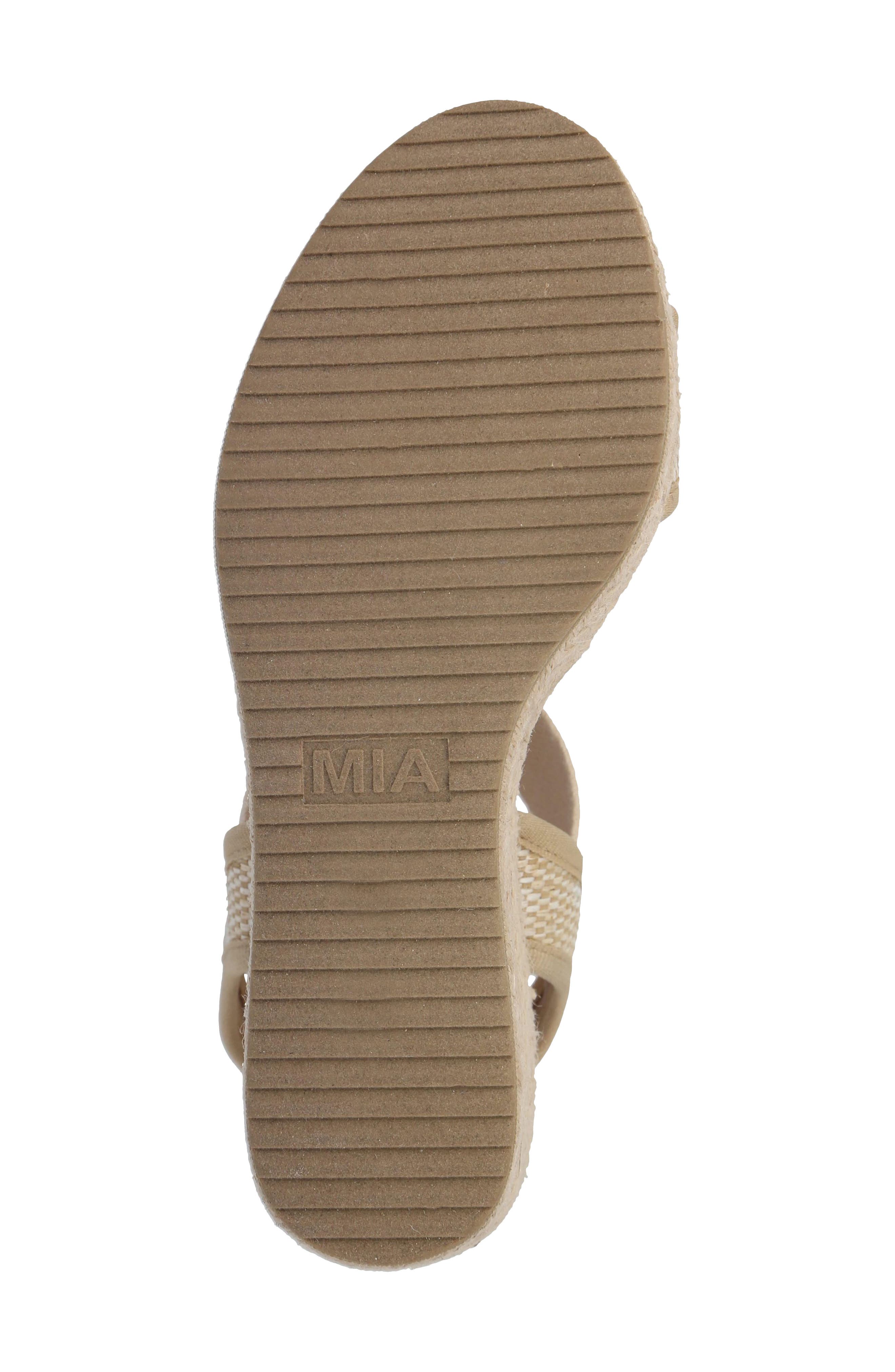 Berniece Platform Wedge Sandal, Alternate, color, NATURAL