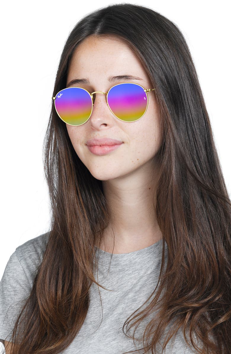 Ray-Ban 53mm Round Sunglasses, Alternate, color,