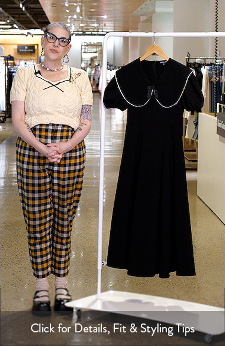 Windward Puff Sleeve Midi Dress, sales video thumbnail