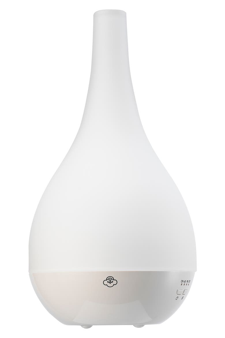 Comet Glass Ultrasonic Aroma Diffuser, Alternate, color, WHITE