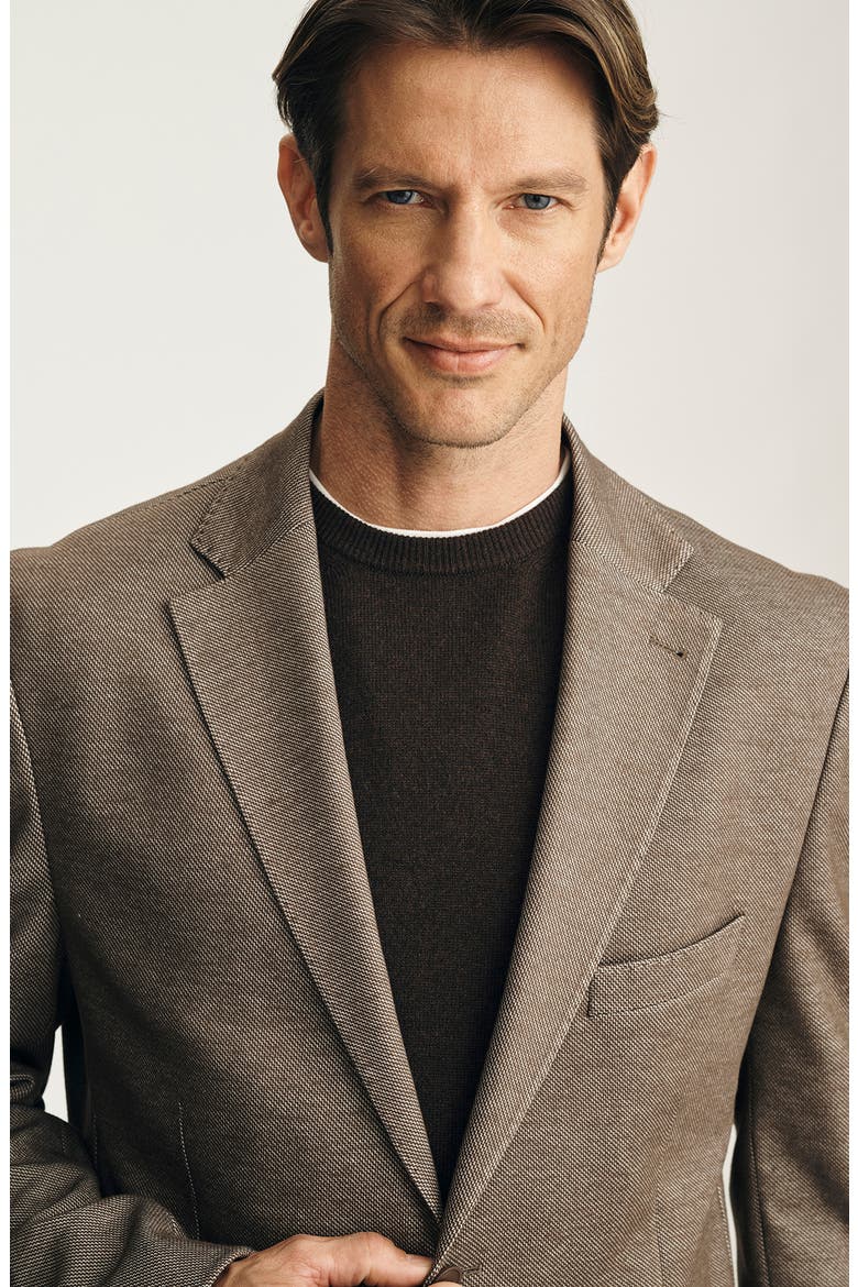 Matteo Honeycomb Sport Coat, Alternate, color, BROWN