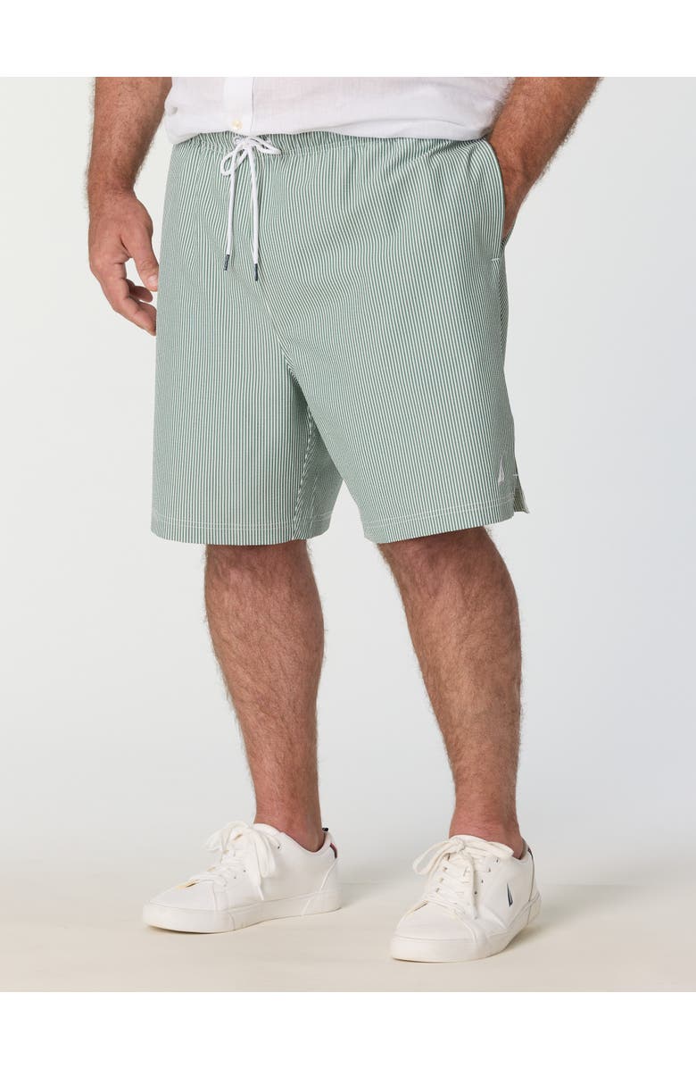 Nautica Big & Tall Seersucker Swim Trunks, Main, color, June Bug