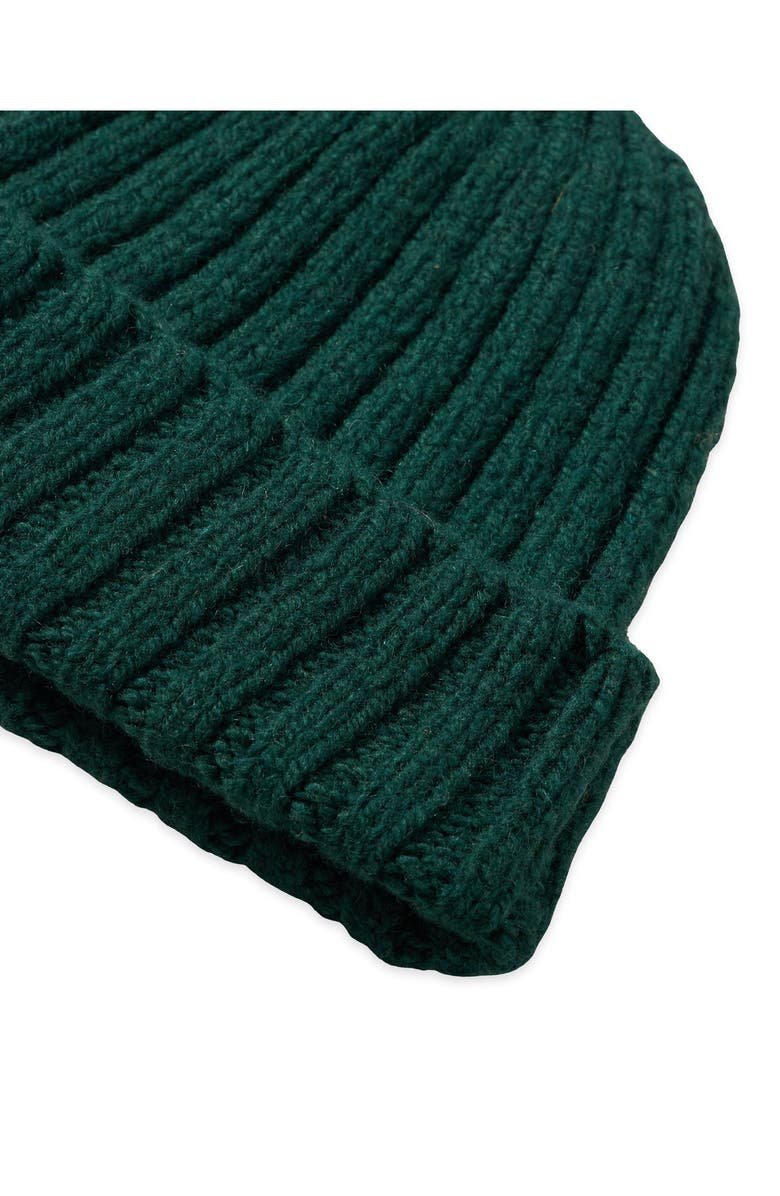 Fortela Shetland Wool Beanie, Alternate, color, Green
