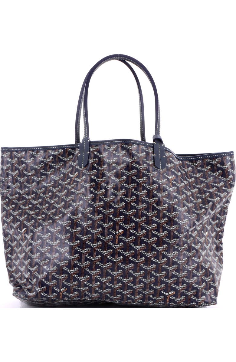 Pre-Owned Goyard Saint Louis Tote Coated Canvas PM, Alternate, color, Blue
