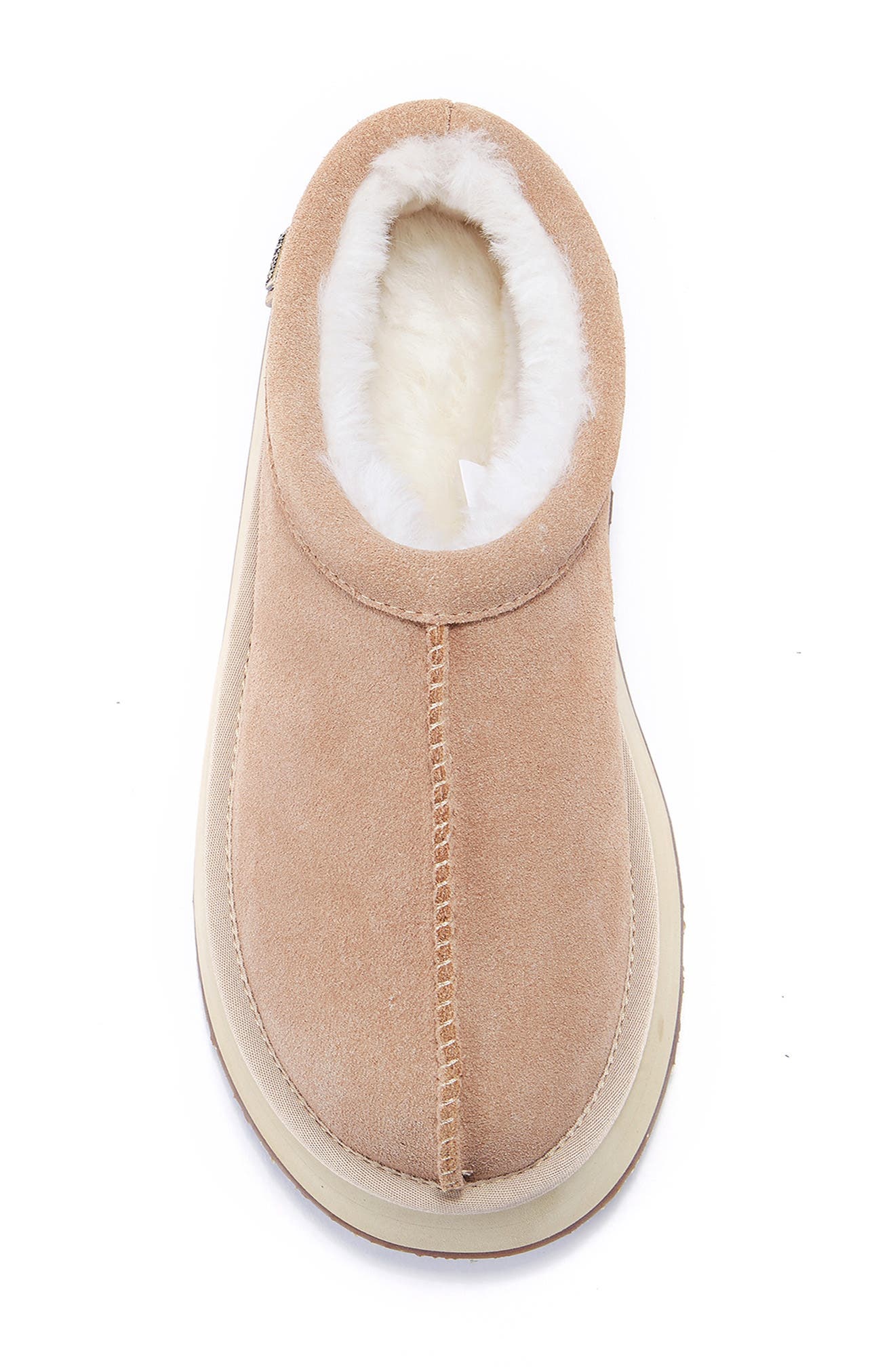 Australia Luxe Collective Outback Genuine Shearling Platform Slipper, Alternate, color, Sand
