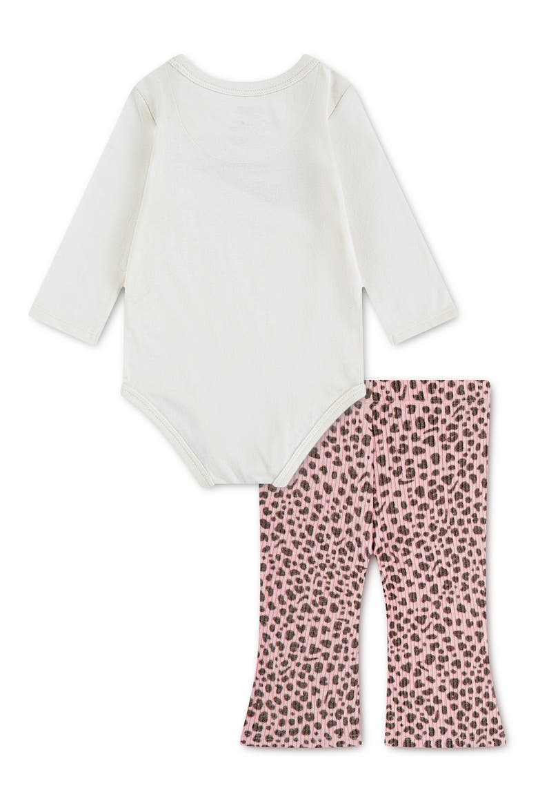 Wild Warmth Long Sleeve Bodysuit & Pants Set, Alternate, color, MEDIUM SOFT PINK