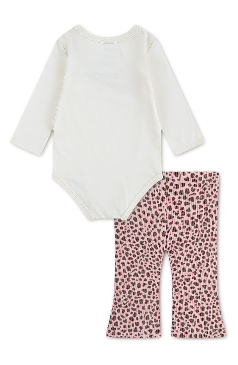 Nike Wild Warmth Long Sleeve Bodysuit & Pants Set, Alternate, color, Medium Soft Pink