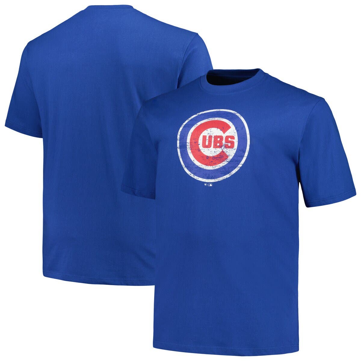 Profile Royal Chicago Cubs Big & Tall Primary Logo T-shirt