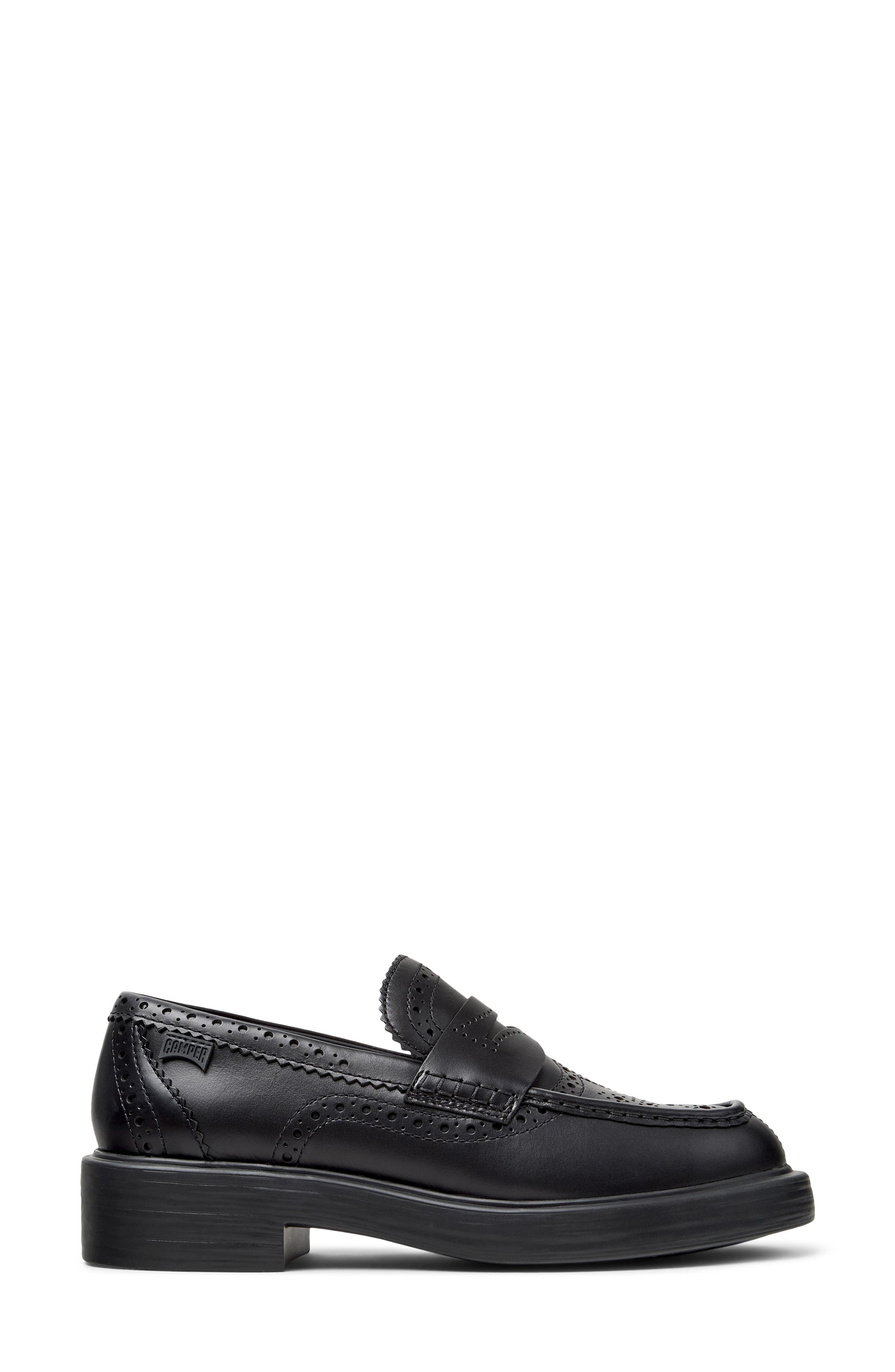 Camper Dean Twins Loafer, Alternate, color, Black