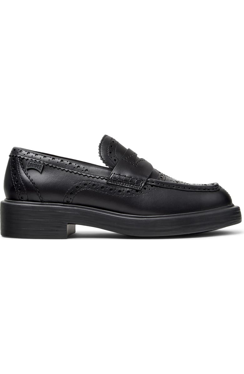 Camper Dean Twins Loafer, Alternate, color, Black