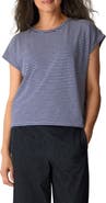 Eileen Fisher Striped Organic Cotton T-Shirt