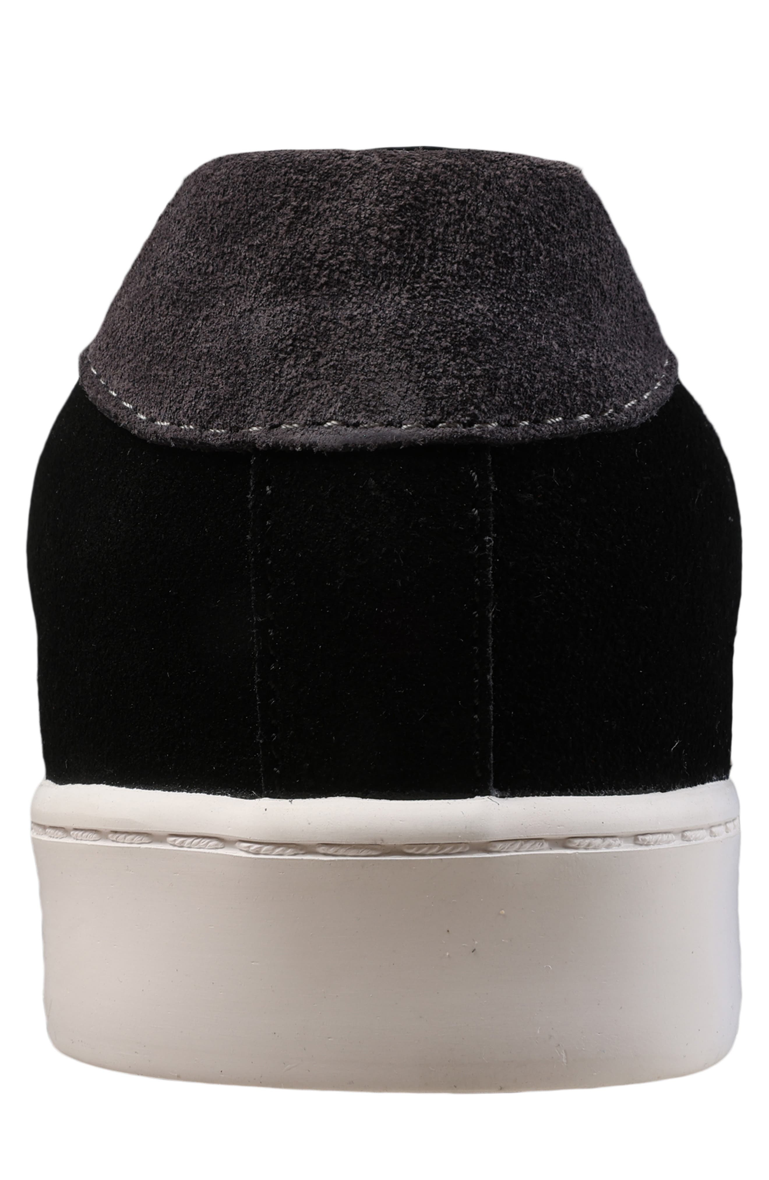 Mykos Vance Low Top Sneaker, Alternate, color, Black Suede