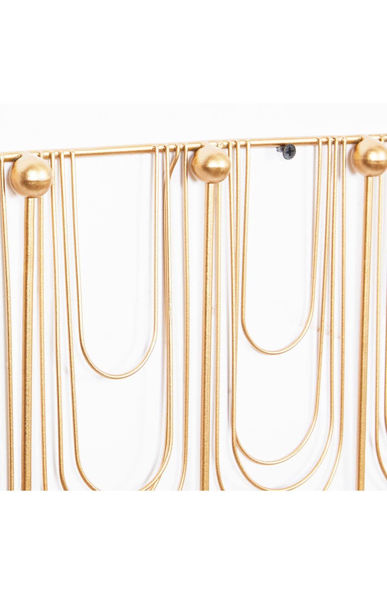 VIVIAN LUNE HOME Goldtone Iron Glam Wall Hook - Set of 3, Alternate, color,