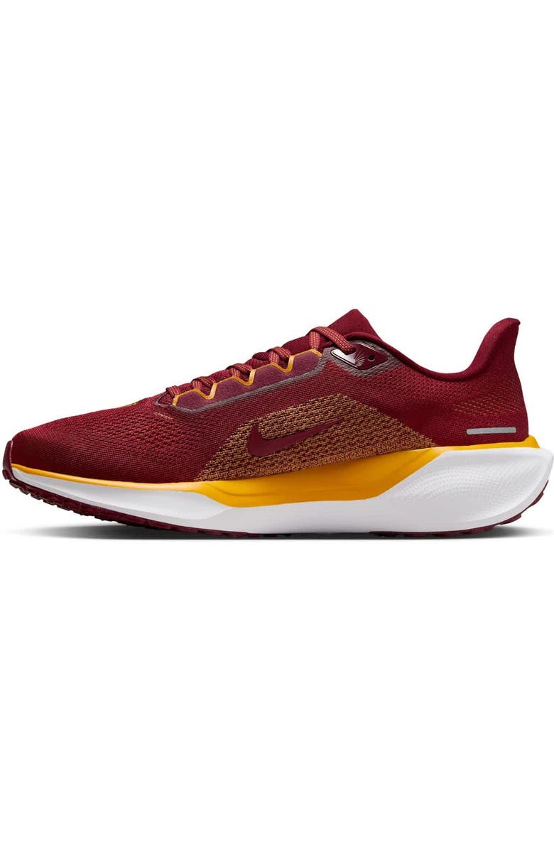 Nike Unisex Nike Burgundy Washington Commanders Zoom Pegasus 41 Running Shoes, Alternate, color,