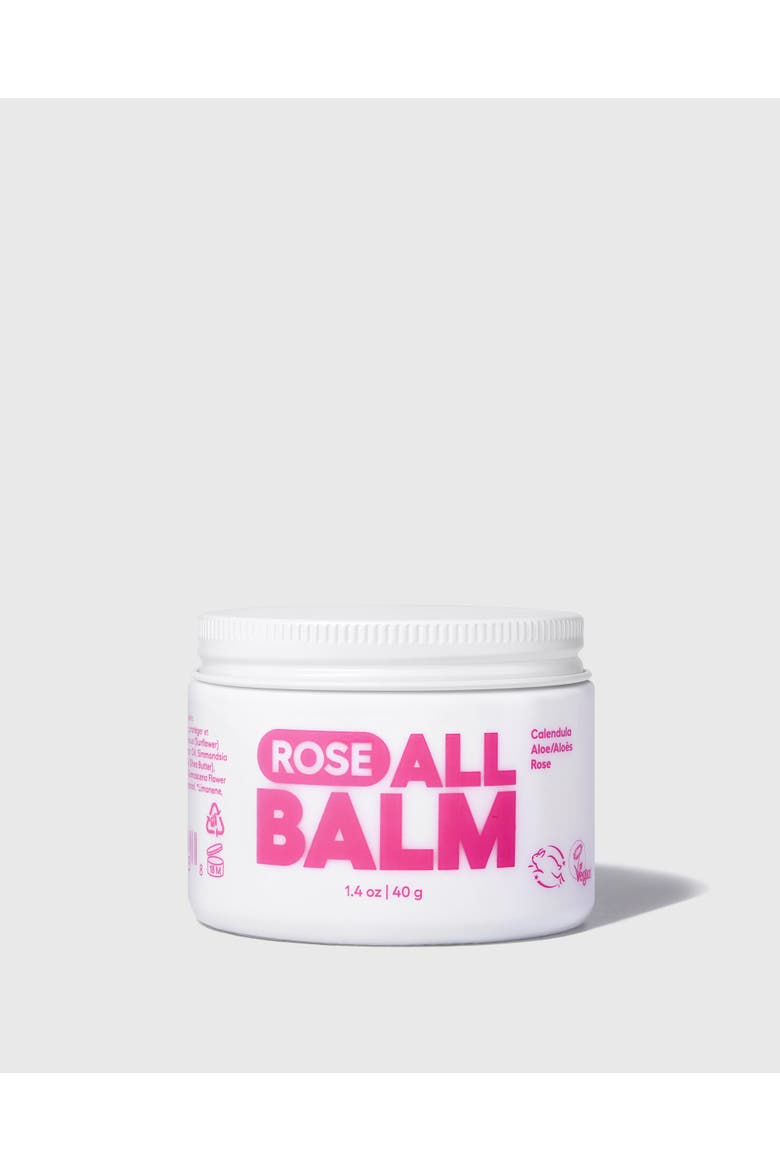 Rose All Balm Jar, Main, color, Natural