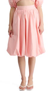 Extro & Vert Tessa Bubble Hem Midi Skirt