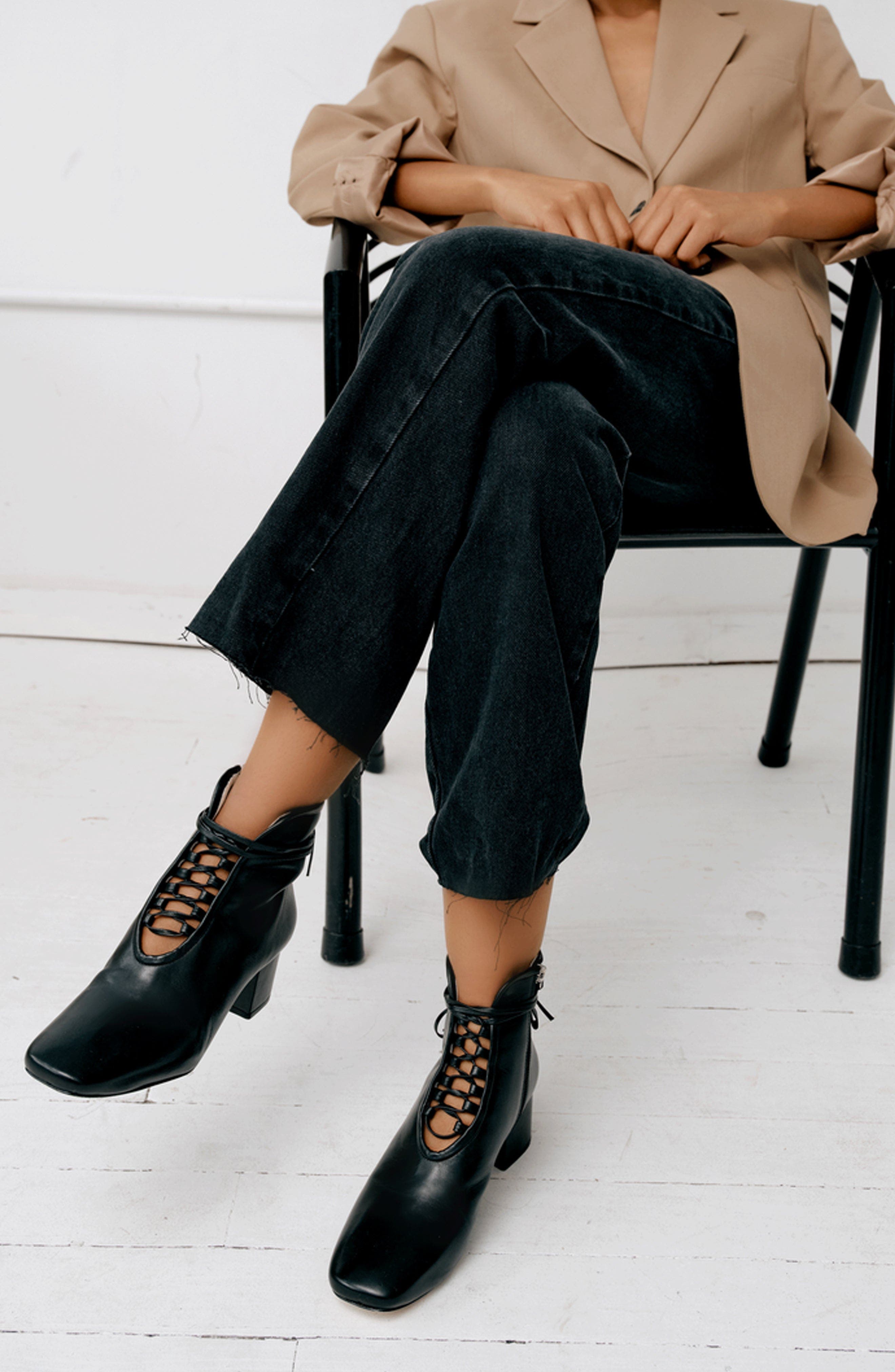 Daniella Shevel Cleo Boot, Alternate, color, Black