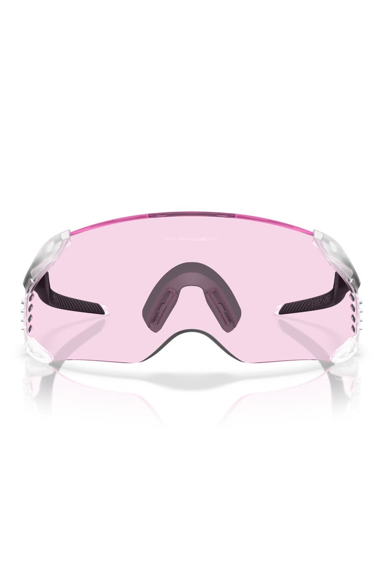 Velo Kato 52mm Rectangle Shield Sunglasses, Alternate, color, MATTE CLEAR / PRIZM LOW LIGHT