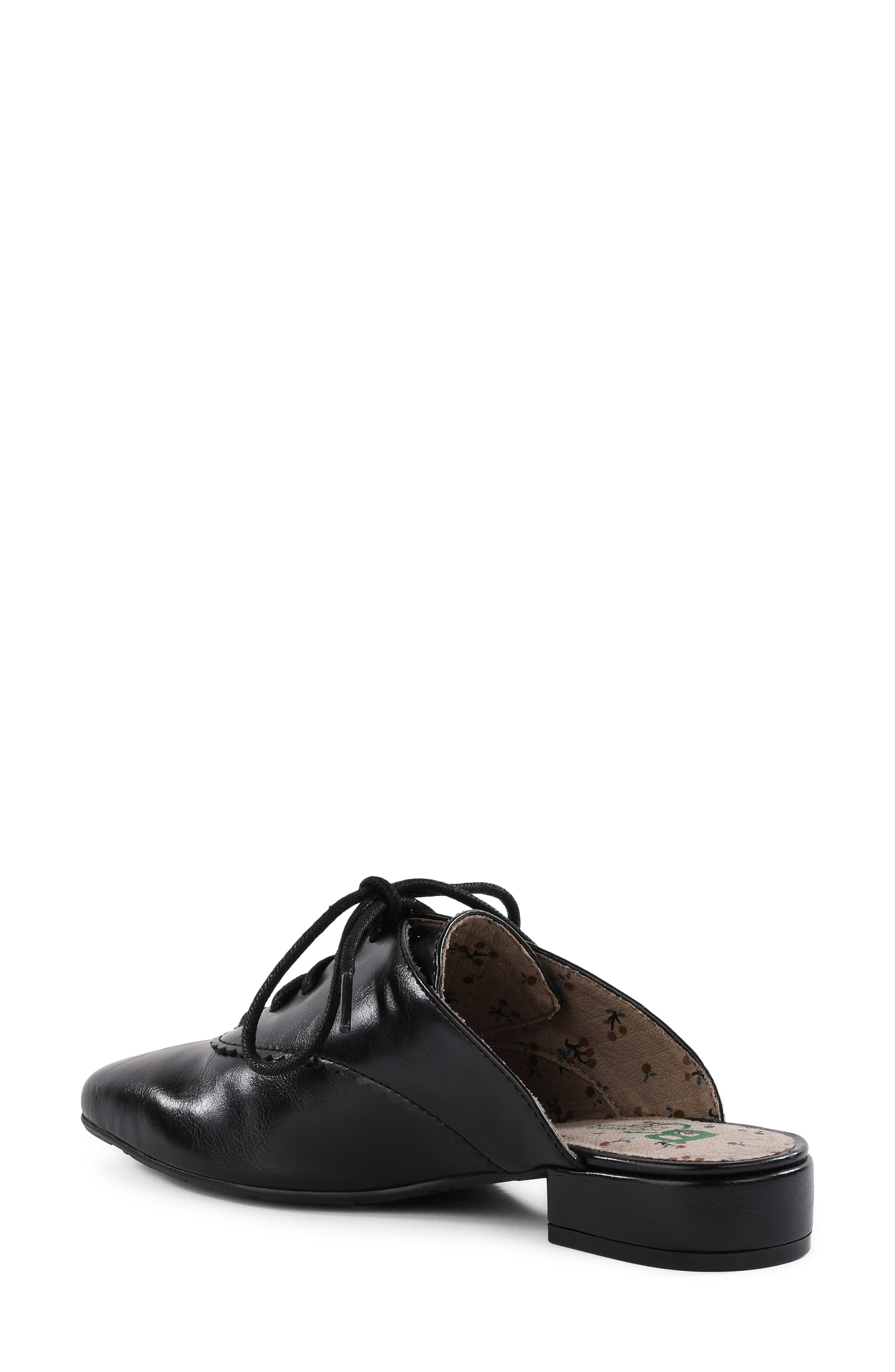 Wendy Darling Derby Mule, Alternate, color, BLACK