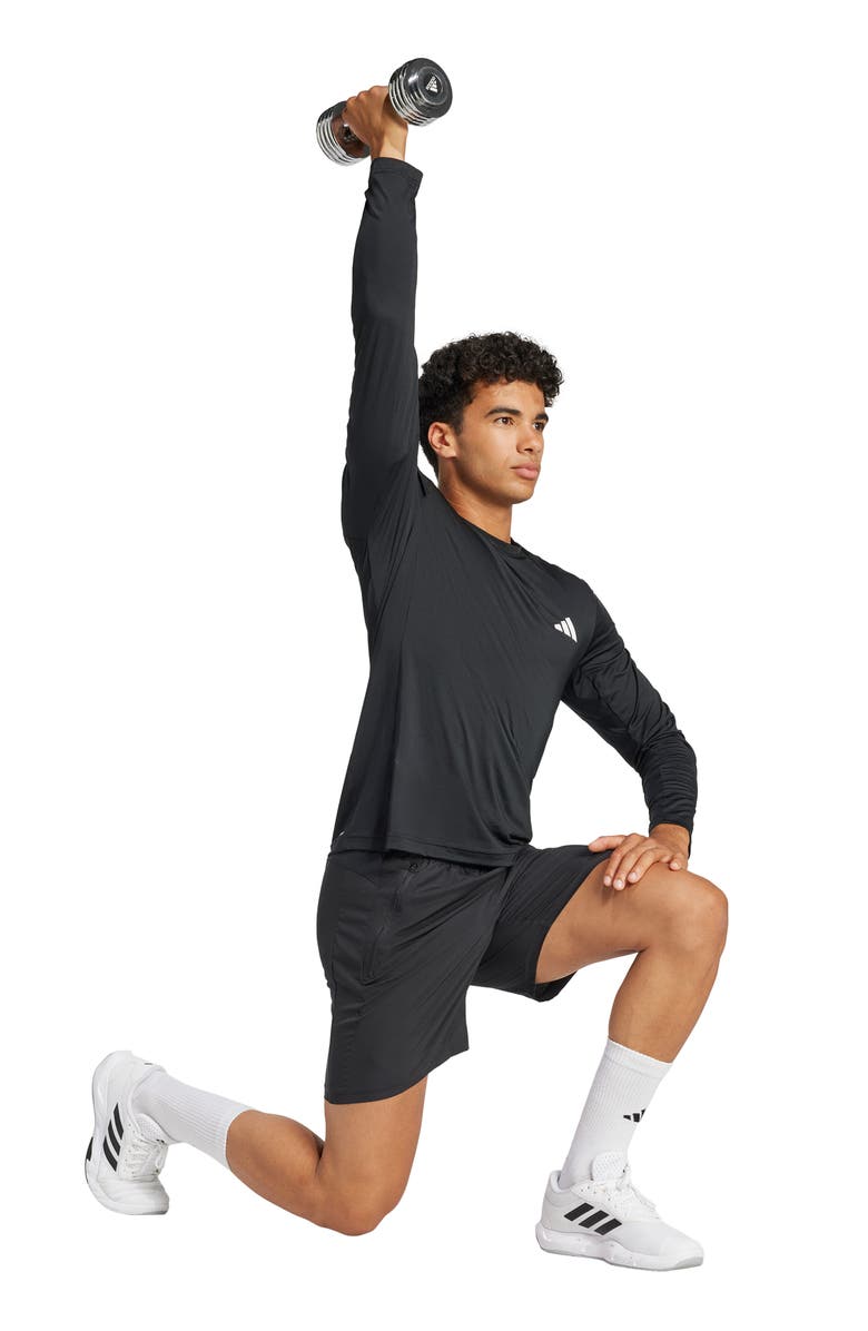 adidas TR-ES Climacool Base Layer, Alternate, color, Black