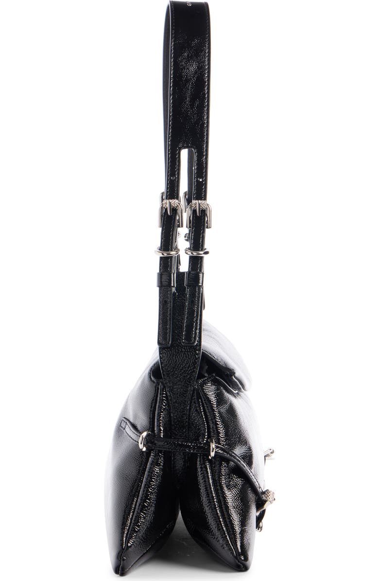 Givenchy Small Voyou Patent Leather Shoulder Bag, Alternate, color,