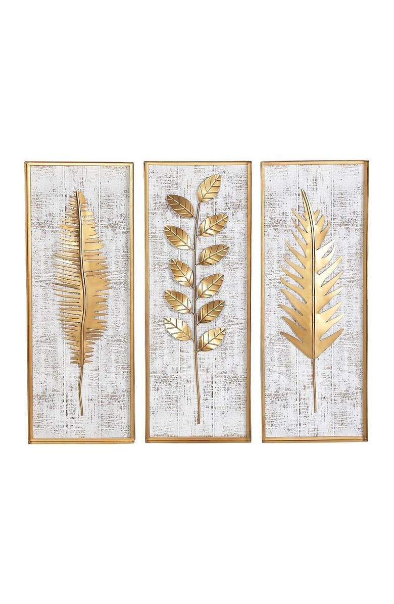 WILLOW ROW Multi Natural Wall Decor - Set of 3, Main, color, 
