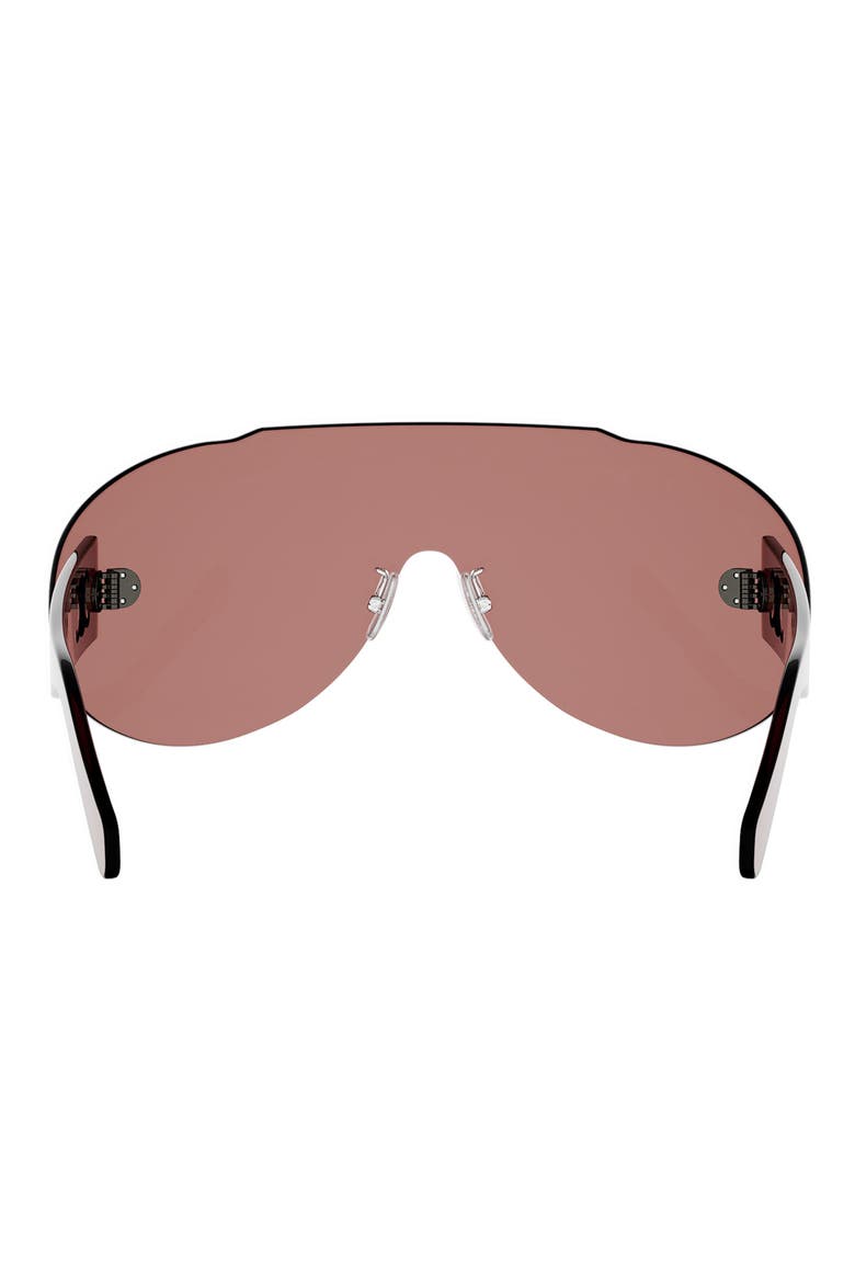 Dfil 130mm Shield Mask Sunglasses, Alternate, color, SHINY BORDEAUX / BORDEAUX