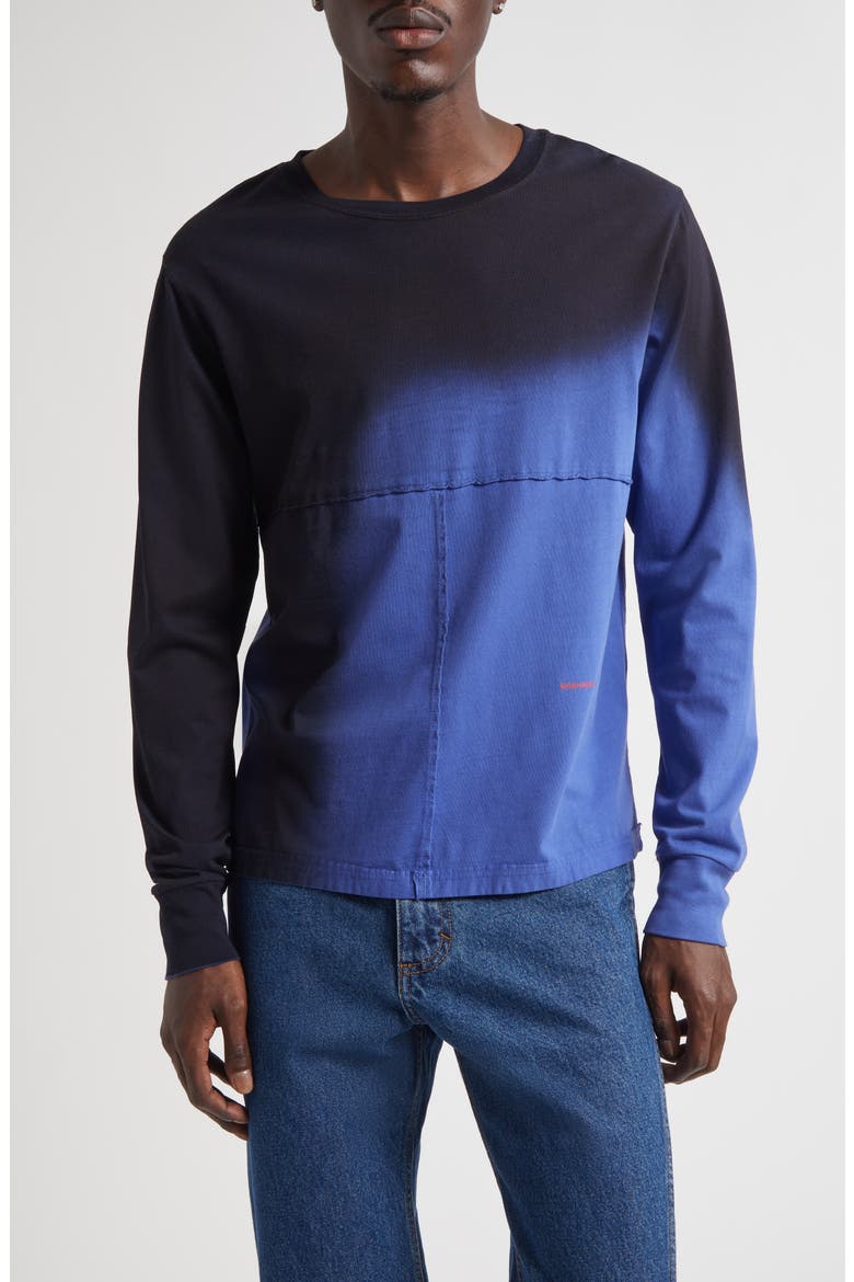 Eckhaus Latta Lapped Long Sleeve Cotton T-Shirt | Nordstrom