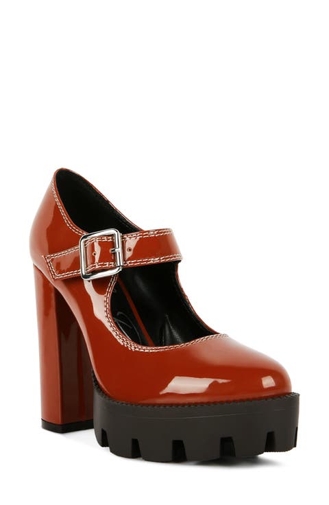 Millenial Bug Mary Jane Platform Pump (Women)