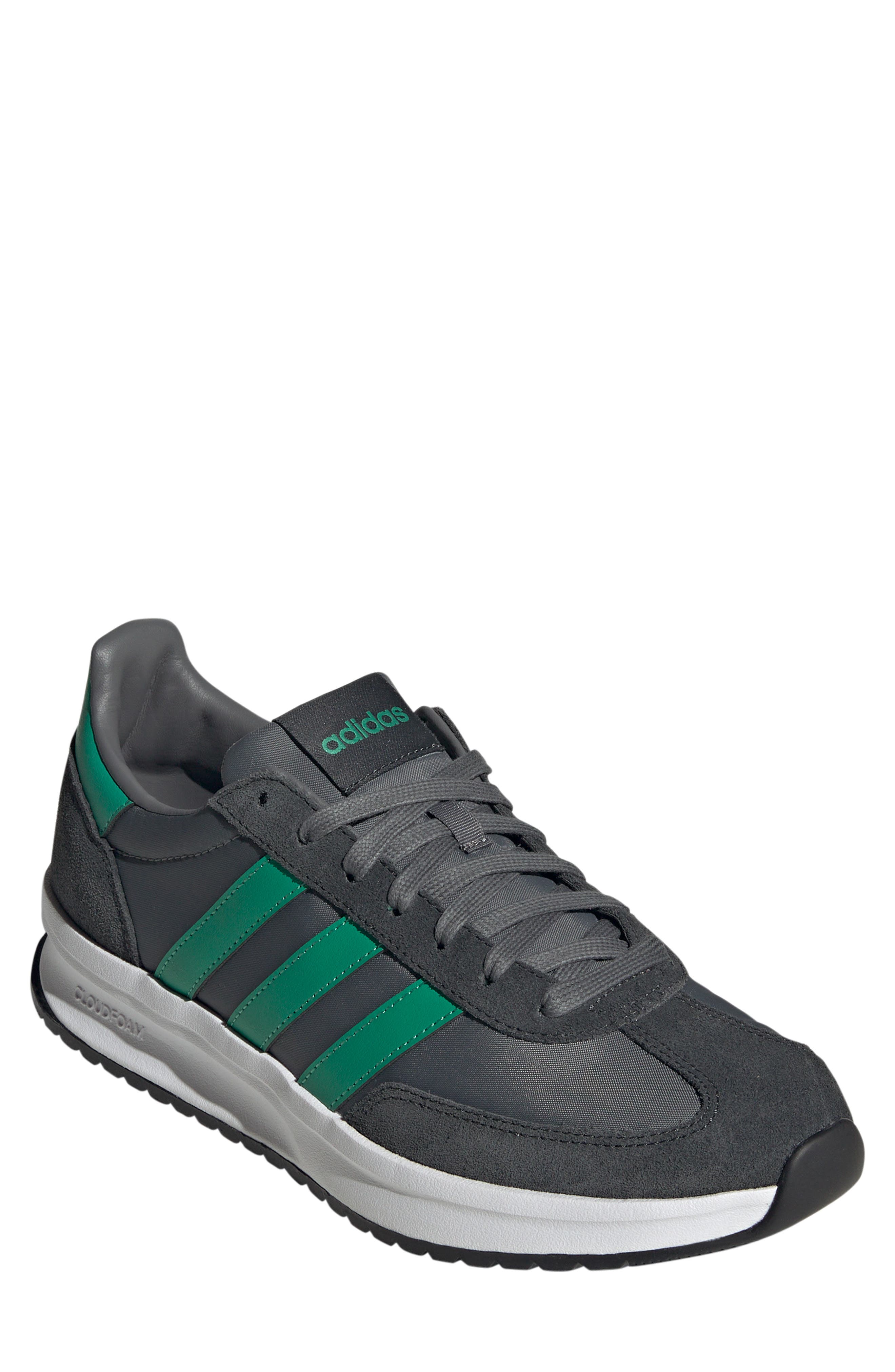 adidas Run 72 Sneaker, Main, color, Grey/ Semi Court Green/ Carbon