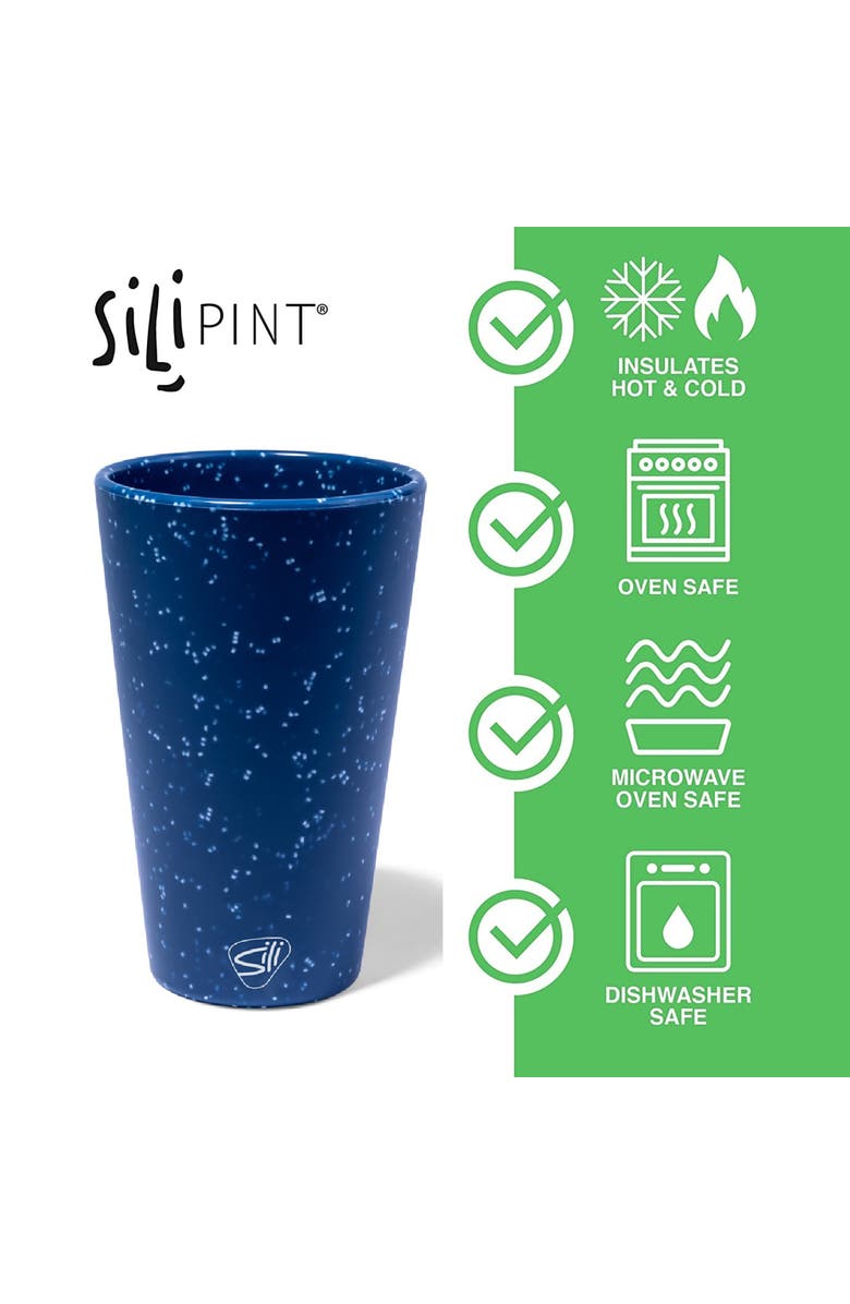 Silipint Silicone Pint Glasses 2 Pack 16oz, Alternate, color, 