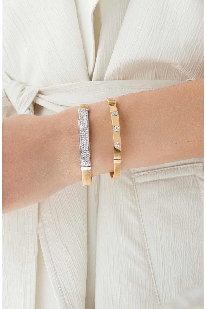 Masai Diamond Station Bracelet, Alternate, color, YELLOW GOLD