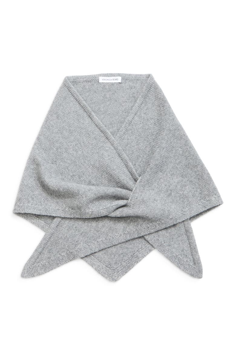 Drezel Pull Through Merino Wool & Cashmere Knit Scarf, Main, color, MEDIUM HEATHER GREY