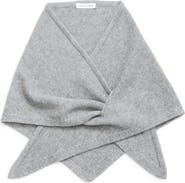 Veronica Beard Drezel Pull Through Merino Wool & Cashmere Knit Scarf